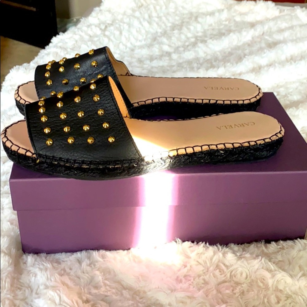 Carvela Slide Ons EUR 40.5, US 9.5 Leather